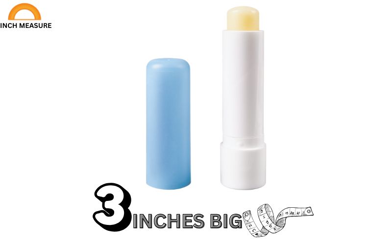A standard lip balm tube, such as those from brands like ChapStick or Burt’s Bees, is typically around 3 inches tall, including the cap.