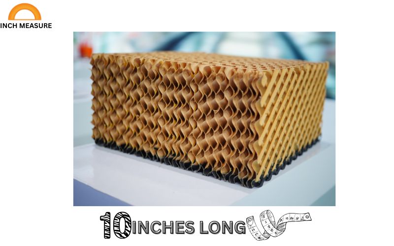 A laptop cooling pad for small laptops or tablets is often about 10 inches in width or length.