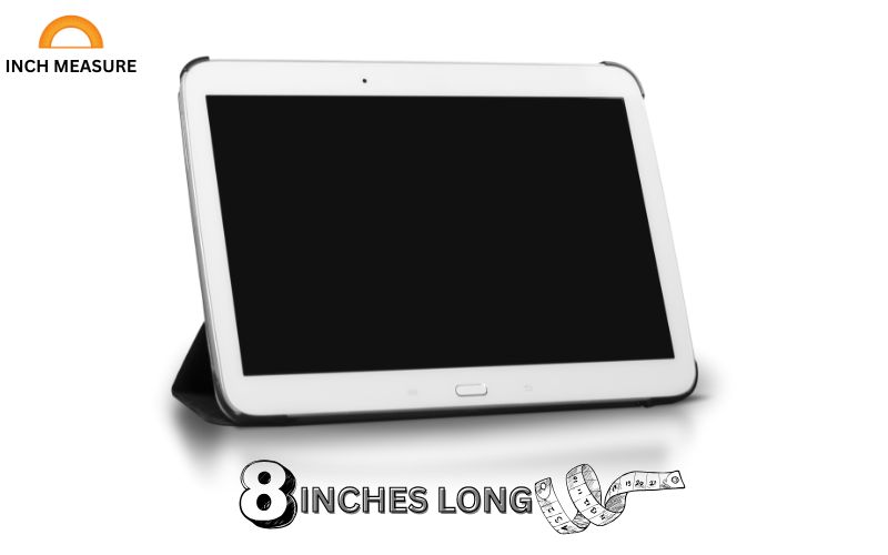 The Amazon Fire 8 tablet has an 8-inch diagonal screen, a common size for compact tablets. 