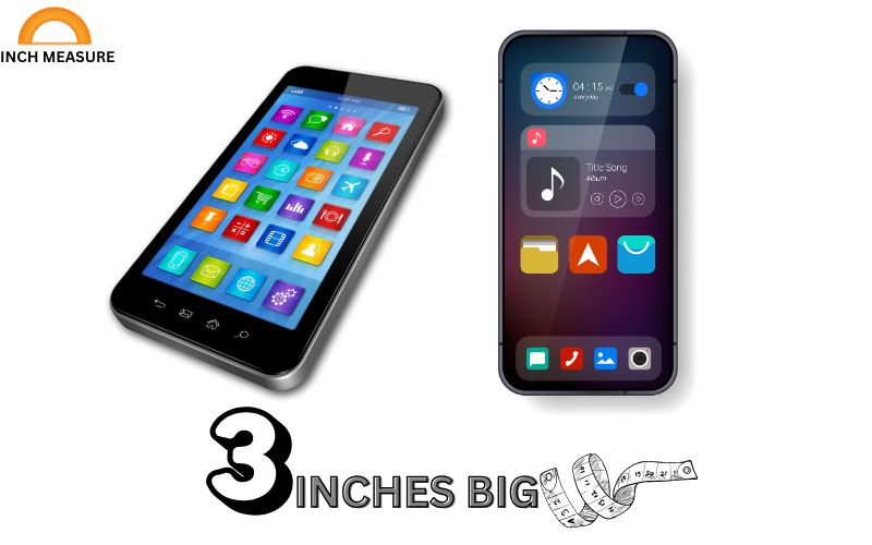 While modern smartphones tend to have larger screens, some compact models or older devices have screens with a diagonal measurement of about 3 inches.