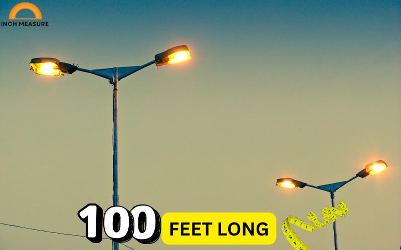 In many cities, streetlights are spaced approximately 100–150 feet apart, depending on the area’s design and lighting requirements. In residential neighborhoods or smaller towns, the spacing is often closer to 100 feet, making this a practical visualization for 100 feet.