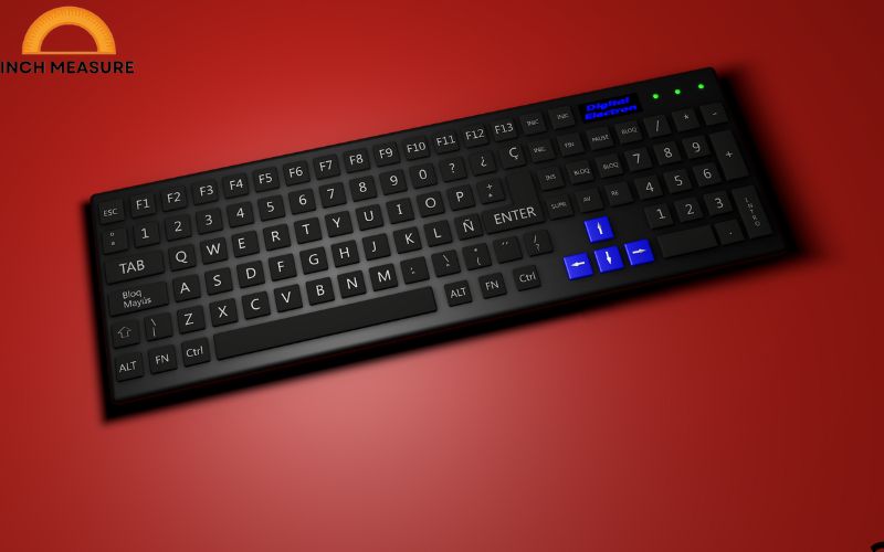 The width of a compact or standard computer keyboard is often close to 30 cm.