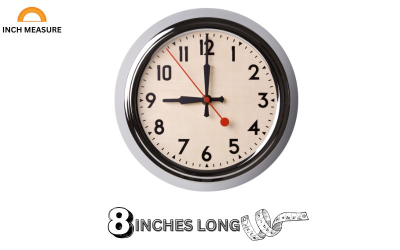 a simple 8-inch round clock from brands like Timex is a popular choice for minimalist decor. 