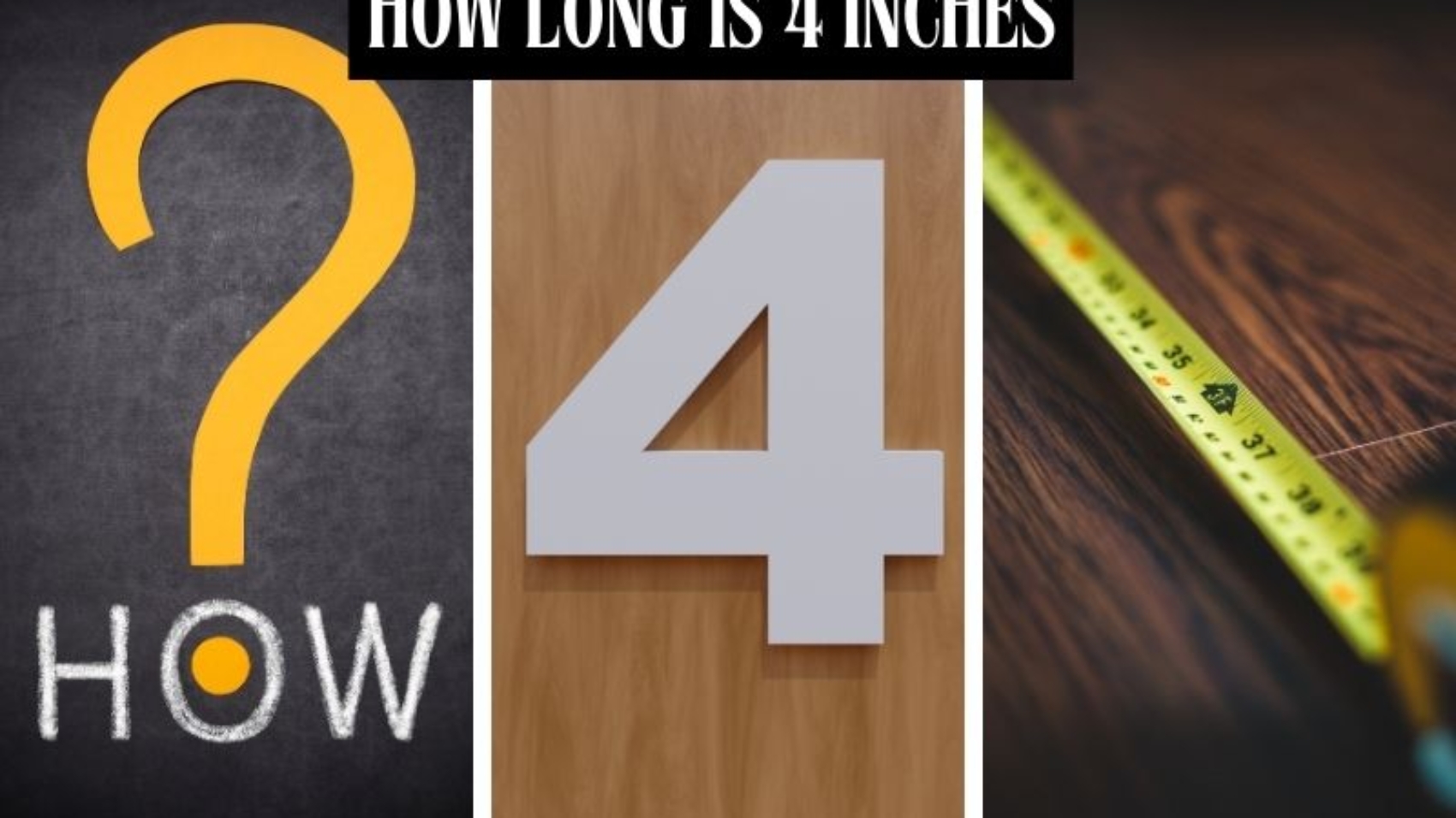 how long is 4 inches