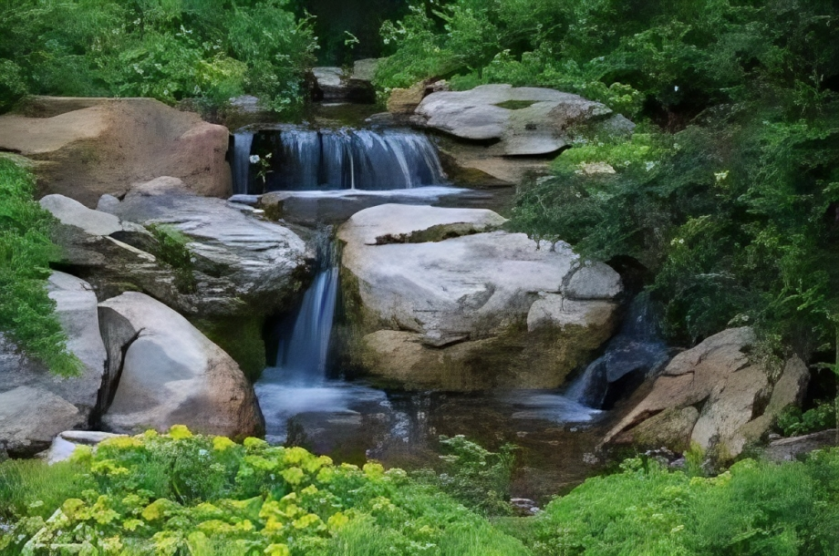 Medium-sized waterfalls, slightly taller than California’s McWay Falls (80 feet), can reach 100 feet in height.