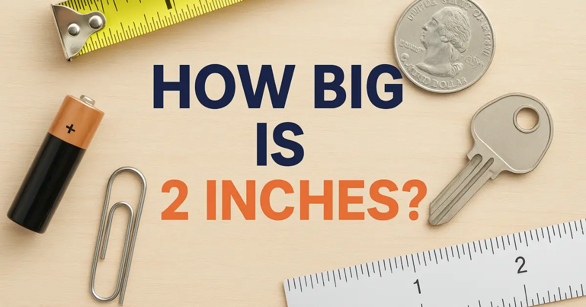how big is 2 inches