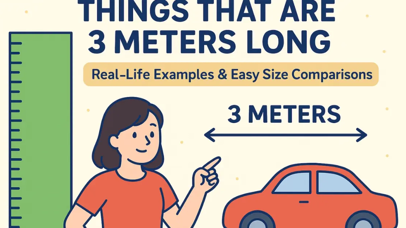 how long is 3 meters