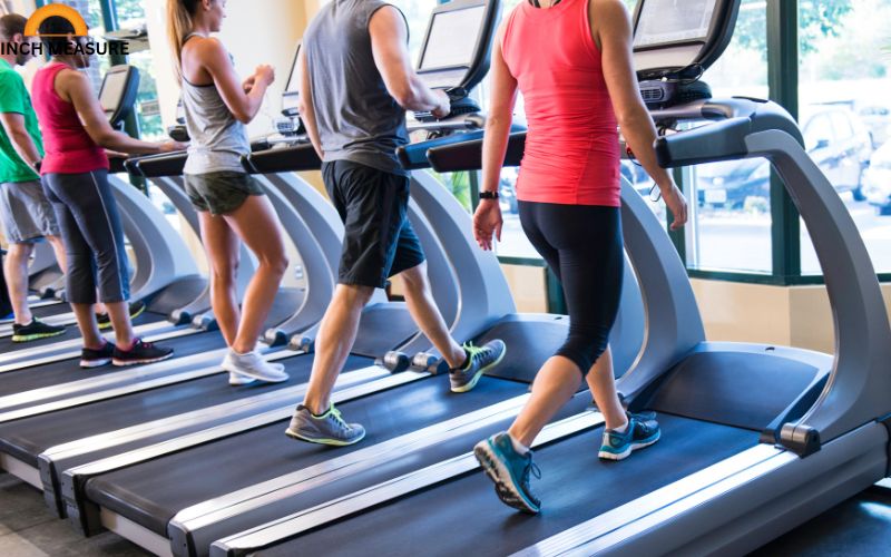 Many compact or foldable exercise treadmills have a height of approximately 63 inches when fully assembled.