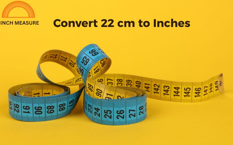 Convert 22 cm to Inches