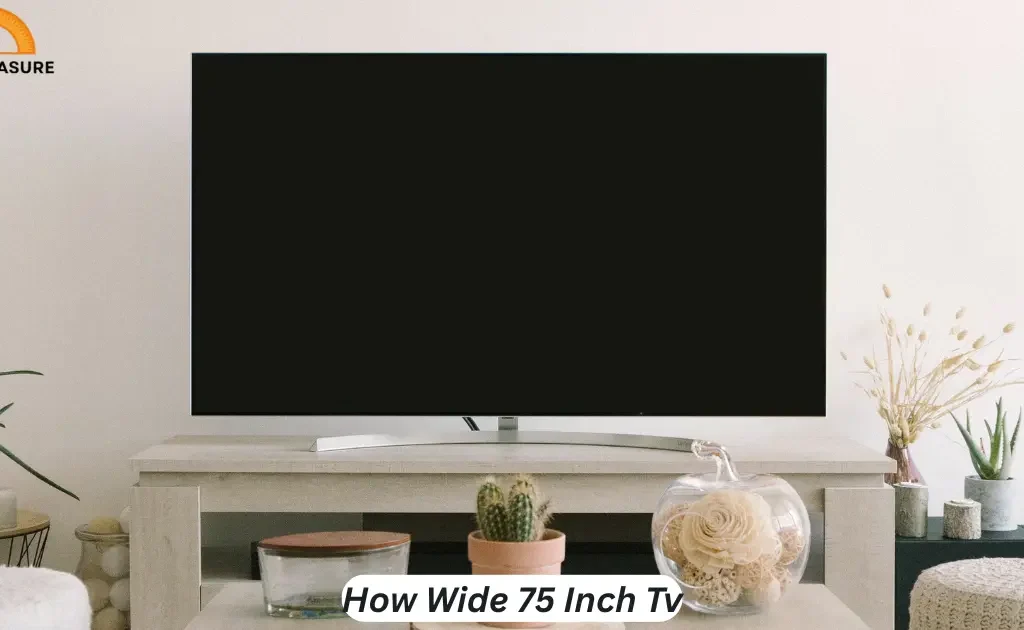 how wide 75 inch tv