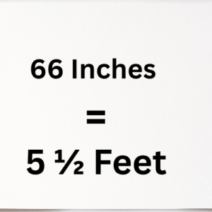 66 Inches To Feet