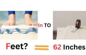 How Many Feet In 62 Inches?