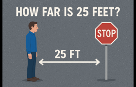 How Far is 25 Feet